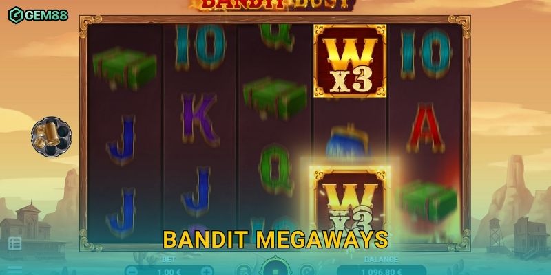 Bandit Megaways GEM88 – Slot phiêu lưu kịch tính với phần thưởng cực lớn 1 Bandit Megaways GEM88 – Slot phiêu lưu kịch tính với phần thưởng cực lớn